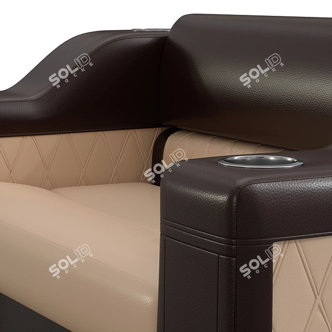 Yacht Sofa Model MAX 2017 3D model image 5