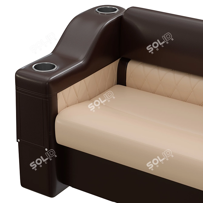 Yacht Sofa Model MAX 2017 3D model image 6