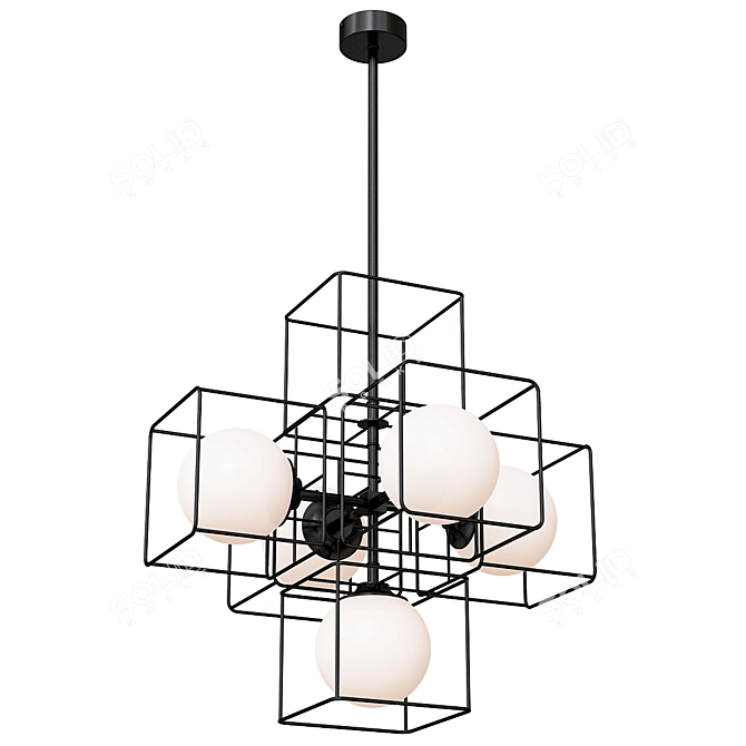 Imperium Light Rio Chandelier 3D model image 1