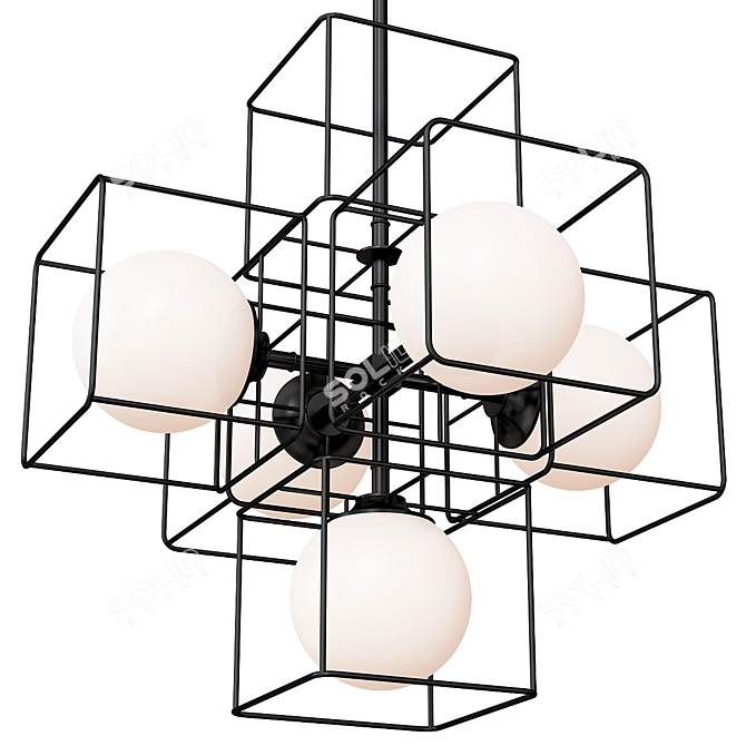 Imperium Light Rio Chandelier 3D model image 2