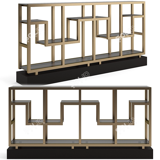 Modern Chic Lagonda Dresser 3D model image 1