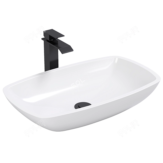 Title: Elegant Lavabo Igor Basin 3D model image 1