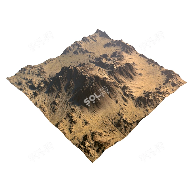 Mountain Peaks 3D Model Kit 3D model image 1