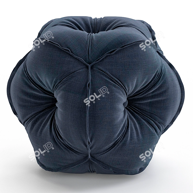 Rolf Benz 953 Fabric Stool 3D model image 3