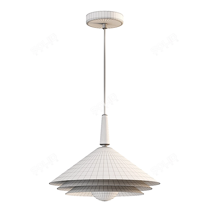 Modern Pendant Light Model, Lampatron 3D model image 4