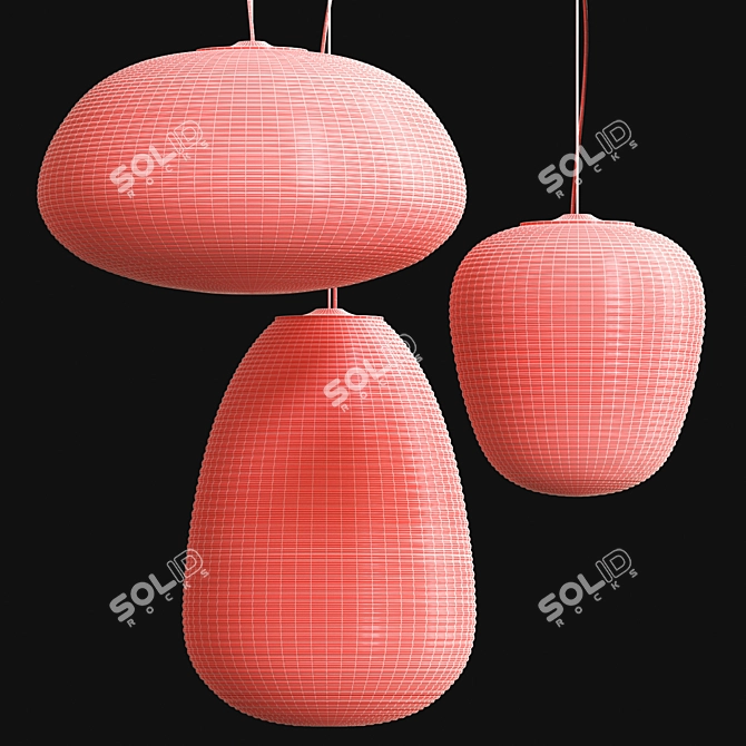 Foscarini Rituals Paper Lamp Collection 3D model image 3