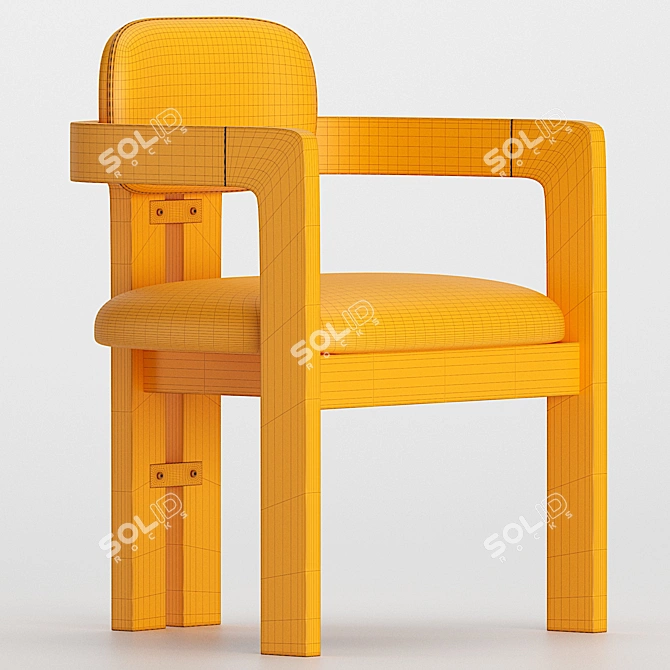 Sleek Kibo Chair Model 3Ds 3D model image 4