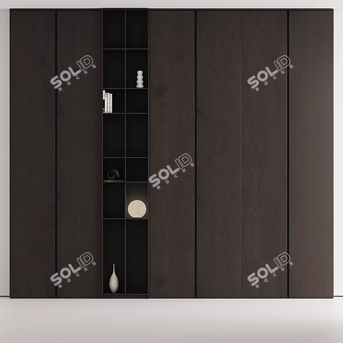 Customizable 007 Wardrobe, 3 Materials 3D model image 2