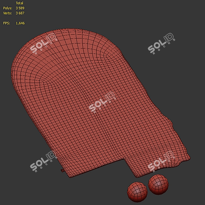 Handmade Lava Carpet Collection 3D model image 7