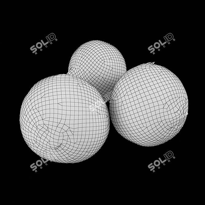 Sweet Onion Bulbs 3D model image 4