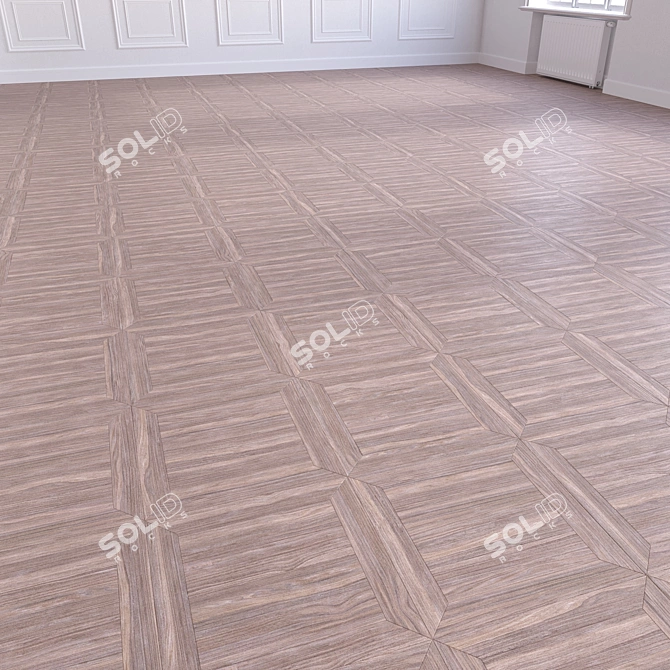 High-Quality 3D Wooden Floor 3D model image 5