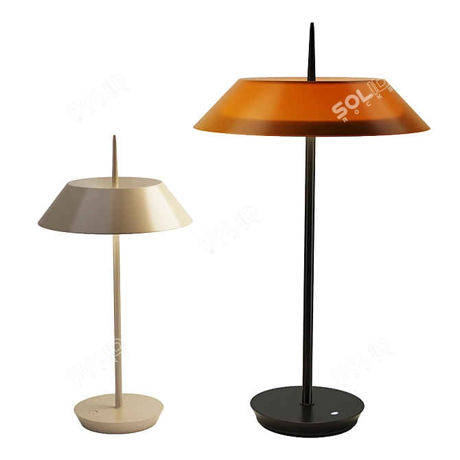 Vibia Mayfair Table Lamp Collection 3D model image 1