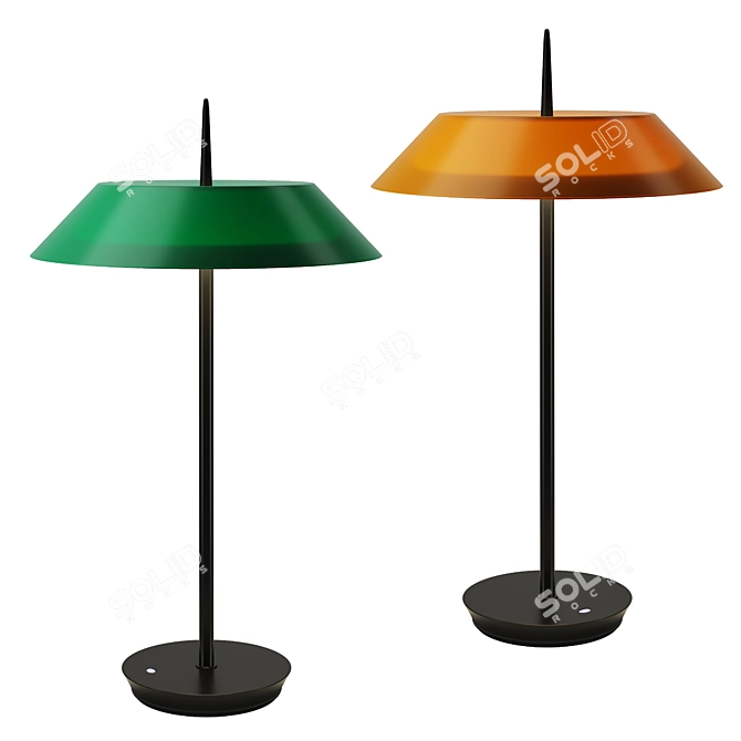 Vibia Mayfair Table Lamp Collection 3D model image 3