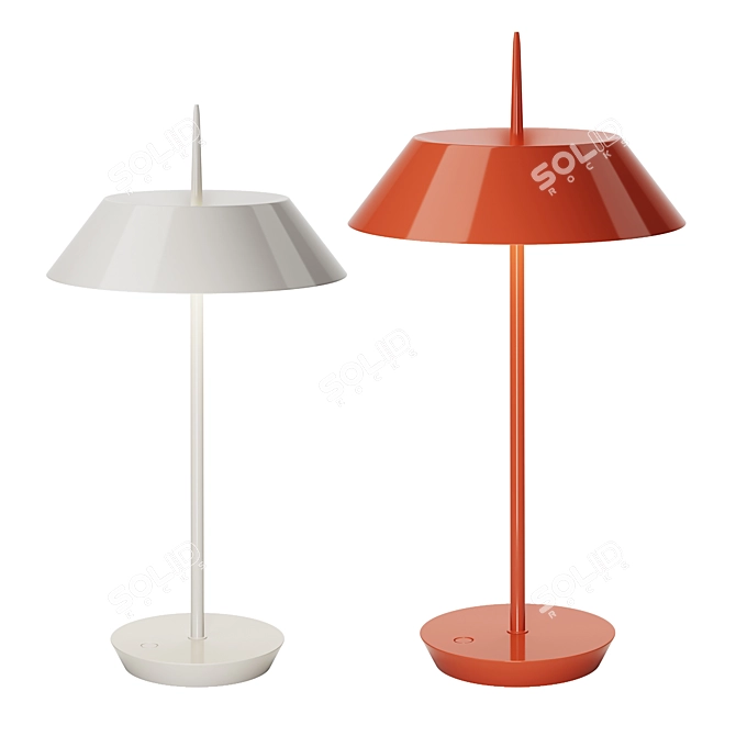 Vibia Mayfair Table Lamp Collection 3D model image 5