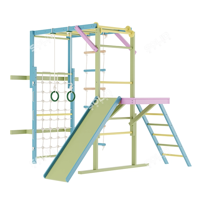 Jungle Gym Indoor Playground - Ash 3D model image 2