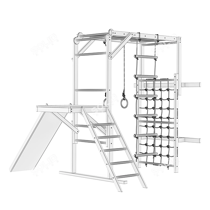 Jungle Gym Indoor Playground - Ash 3D model image 3