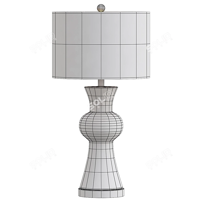 Lola Column Lamp 30" VRay 3D model image 2