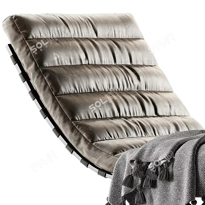 Modern Marvel Chaise Lounge 3D model image 5