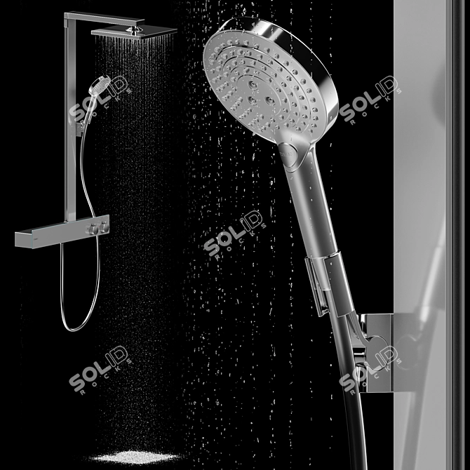 Hansgrohe Raindance Shower - Refreshing Excellence 3D model image 1