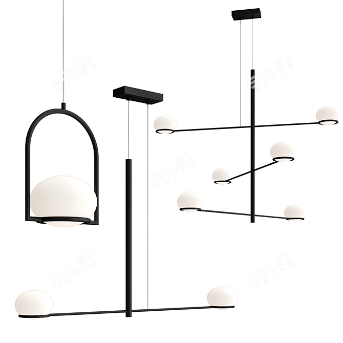 Luxury COCO Lighting Collection 3D model image 1
