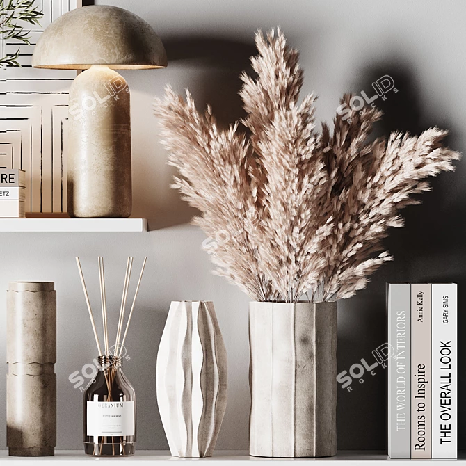 Elegant Decorative Set 2015 3D model image 2