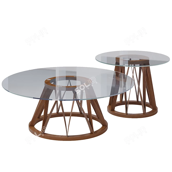 MINIFORMS Acco Cube Coffee Tables 3D model image 6