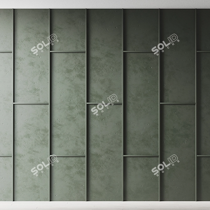 Decorative 3D Wall Panel 3600x2700mm 3D model image 1