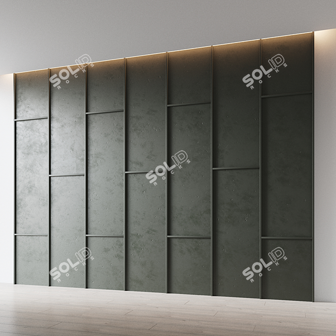 Decorative 3D Wall Panel 3600x2700mm 3D model image 2