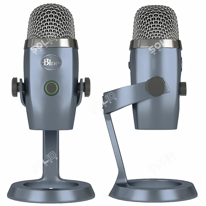 High-Quality USB Microphone for Creators 3D model image 1