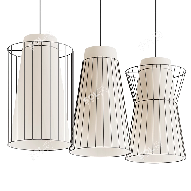 Minimalist Edge Lamp Light 3D model image 3