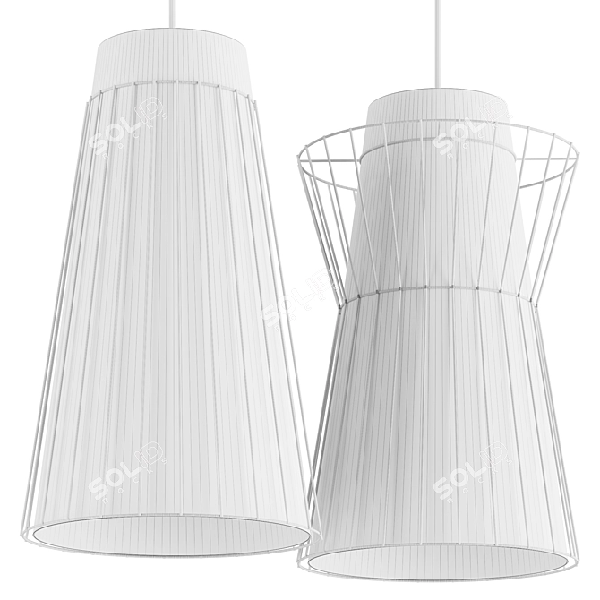 Minimalist Edge Lamp Light 3D model image 4