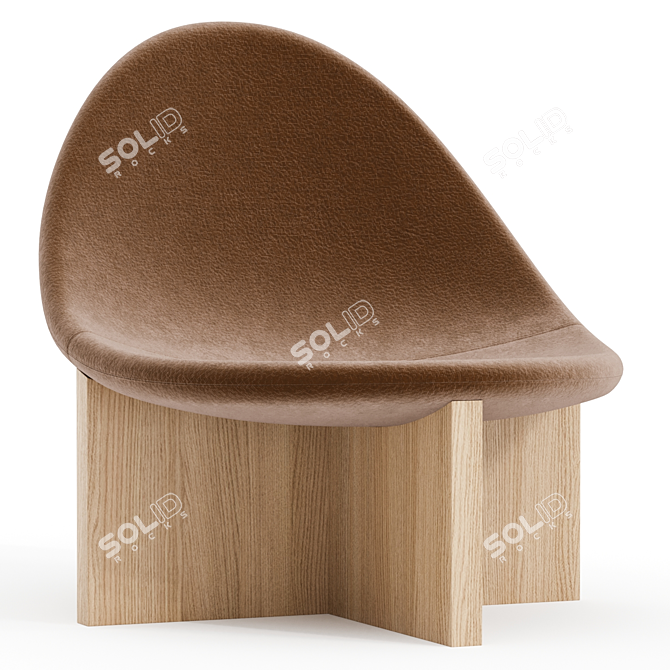 Modern Comfort NIDO Chair 3D model image 1