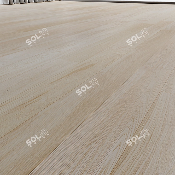 Vanilla Wood Flooring Texture 3D model image 2