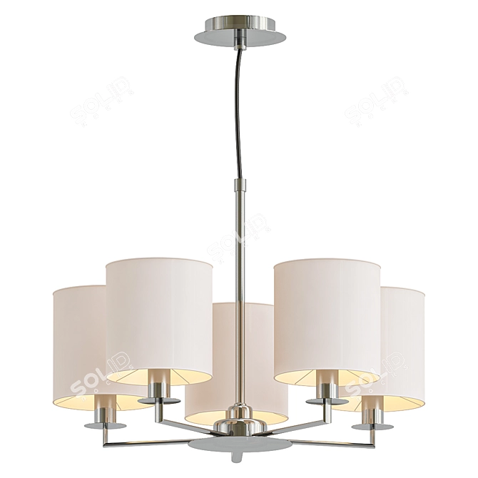 Tyler 5 Multi-Arm Ceiling Fitting 3D model image 1