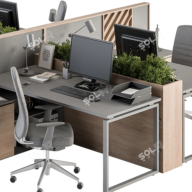 Workspace Essentials Bundle - Furniture 3D model image 2