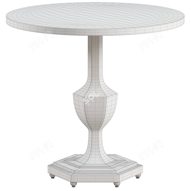 Sleek Modern Uttermost Kabarda Table 3D model image 2