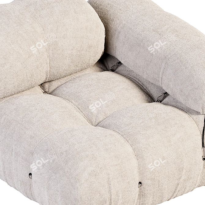 Modern B&B Italia Camaleonda Sofa 3D model image 2