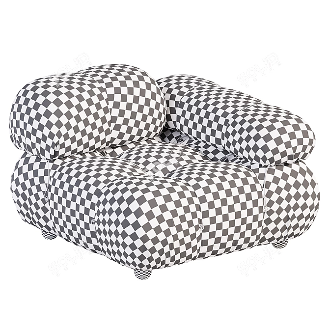 Modern B&B Italia Camaleonda Sofa 3D model image 5