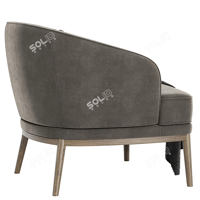 Luxury Ruth Armchair by Domkapa 3D model image 5