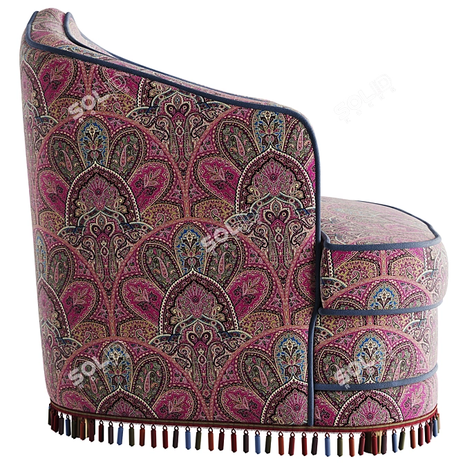  ETRO Home Amina Armchair Model 3D model image 3