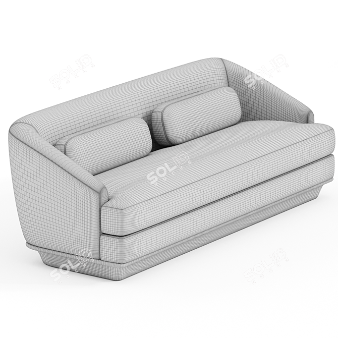 Stylish and Comfortable Nico Sofa. 3D model image 3