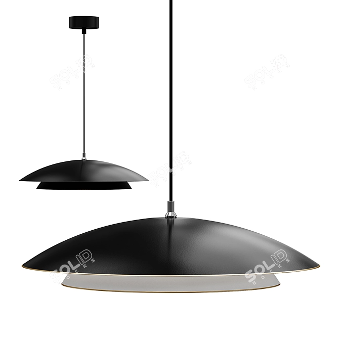 Ribert Modern Design Lamp 3D model image 2