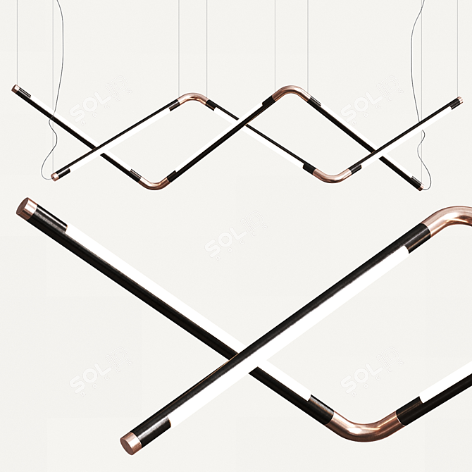 Rituals Collection Chandelier by ANDlight 3D model image 2