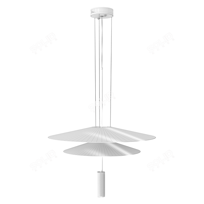 Modern Yoda Pendant Light Fixture 3D model image 2