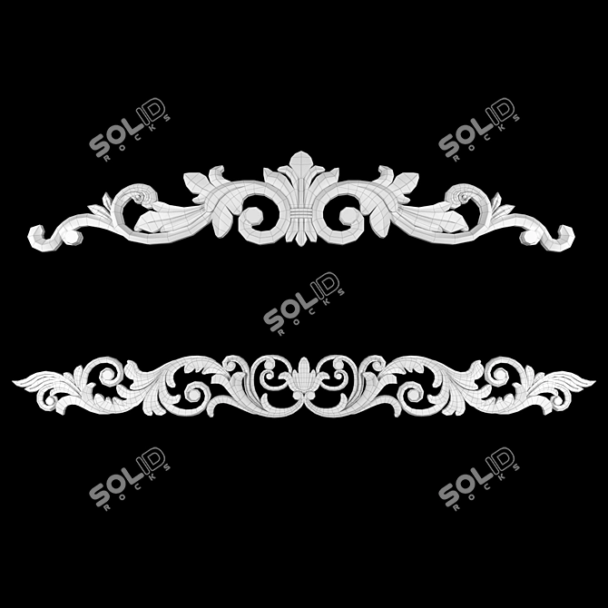 Luxury 3D Ornament Design Kit 3D model image 5