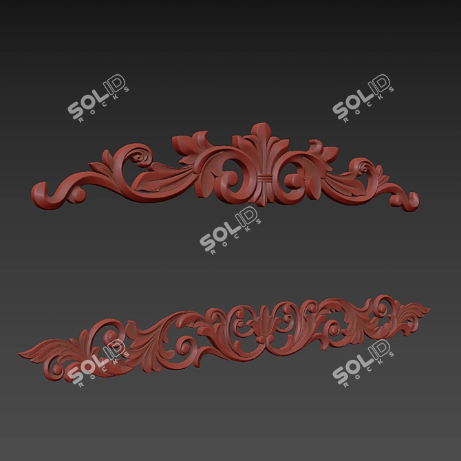 Luxury 3D Ornament Design Kit 3D model image 6