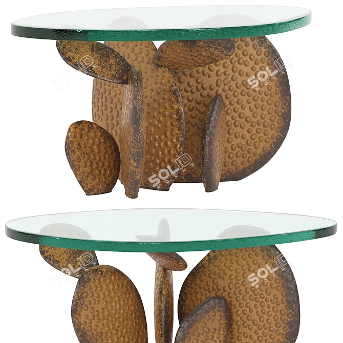 Gobi Low Coffee Table Set 3D model image 2