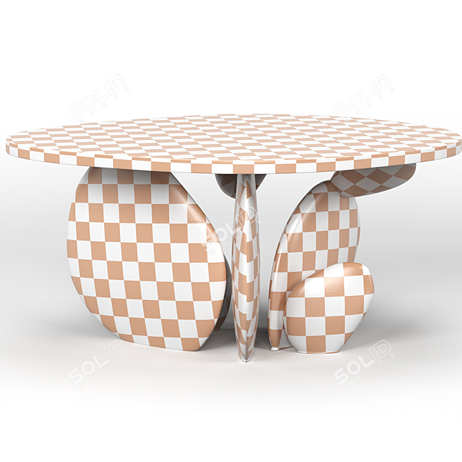 Gobi Low Coffee Table Set 3D model image 4