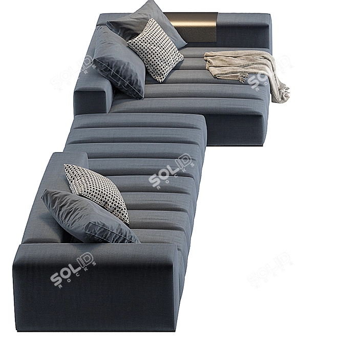 Elegant Goodman Sofa UVW Map 3D model image 3