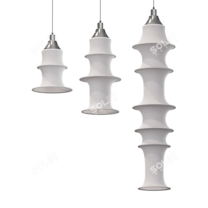 Modern Pendant Lamp PENTTI 3D model image 1